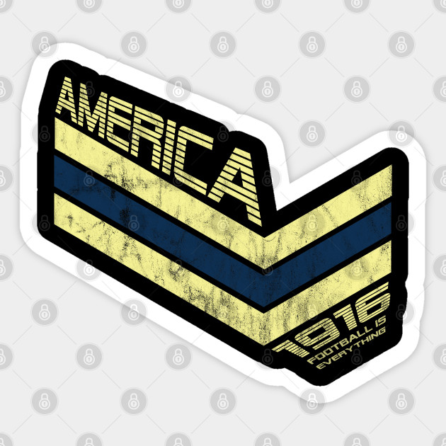 Football Is Everything Club America 80s Retro Club America Sticker Teepublic