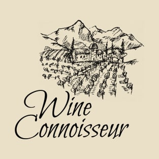 Wine Connoisseur vintage vineyard for Wine Lovers T-Shirt