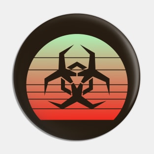 Hazard malware symbol Pin