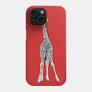 Baby giraffe - ink illustration Phone Case