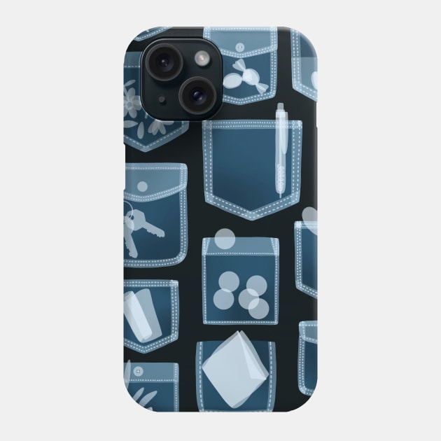 Inside x-ray pockets Phone Case by Stolenpencil