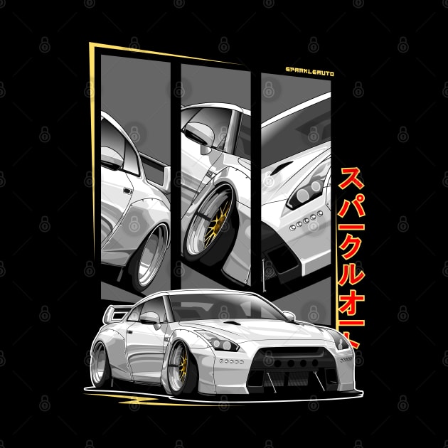 R35 Illustration Artwork by sparkleauto