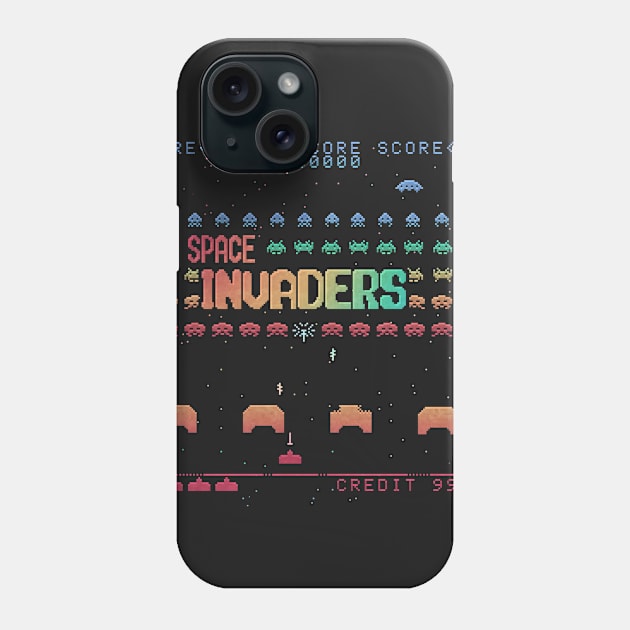 Invader Space Phone Case by Kari Likelikes