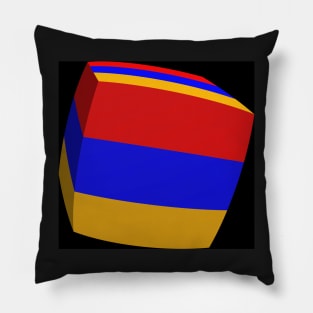 Armenia Flag cubed. Pillow