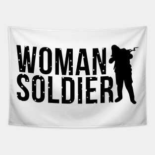 Woman Soldier Tapestry