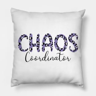 Chaos coordinator pink Pillow