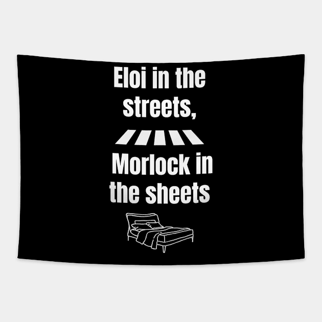 Eloi in the Streets Tapestry by Spatski