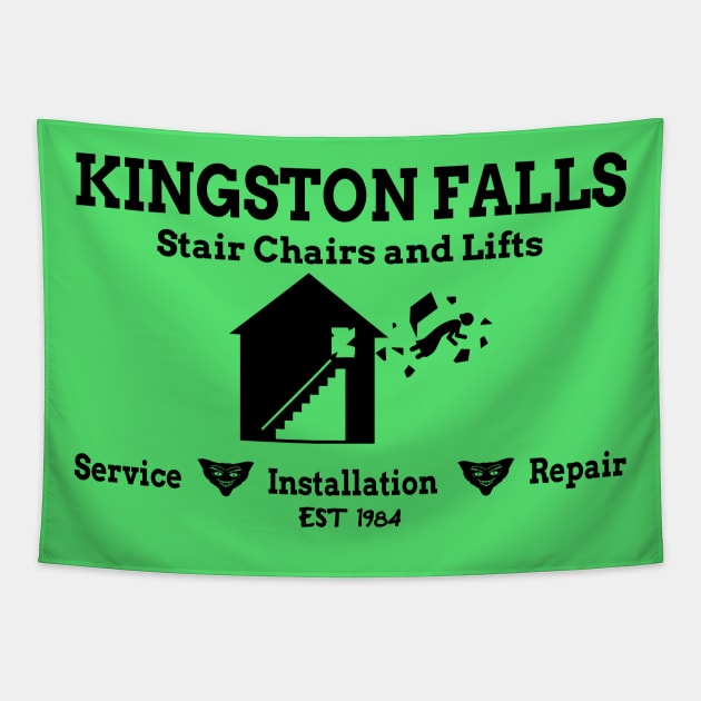 Kingston Falls Stair Charis and Lifts Tapestry by acurwin