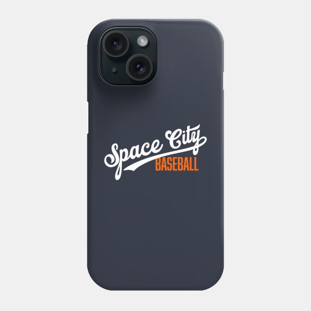 Space City Baseball Phone Case by Throwzack