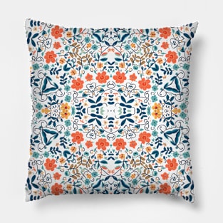 Vector floral patterns that remind you of nature Pillow