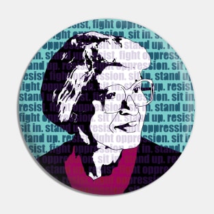 Rosa Parks Sit in Stand up Resist Fight Oppression Pin