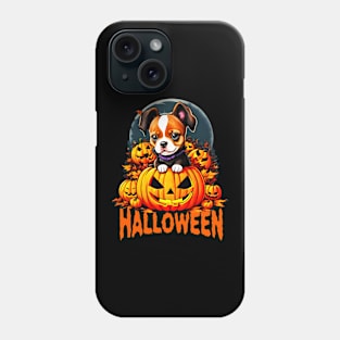 Halloween vampire puppy dog Phone Case