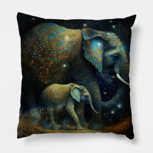 Elephant Spirit, Beautiful Wildlife Pillow