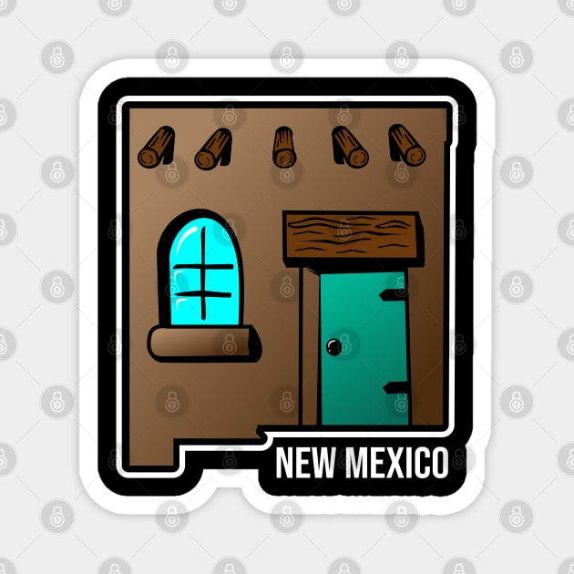 New Mexico Hacienda Magnet by Carlosj1313