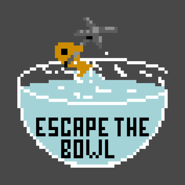 Escape the bowl goldfish pixel by ManicWax