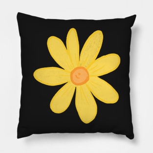 yellow flower Pillow