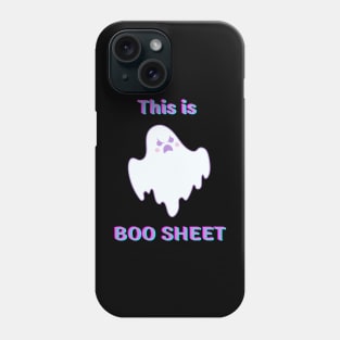 Boo Sheet Cute Kawaii Ghost Halloween Spooky Season Phone Case