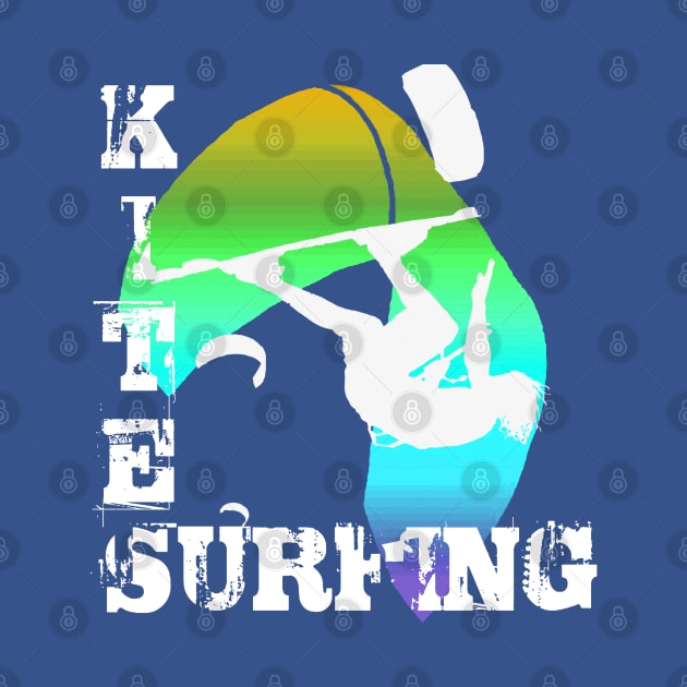 Kite Surfing WIth Freestyle Kitesurfer And Kite 14 by taiche