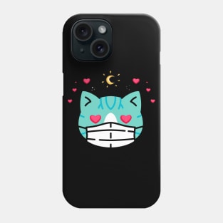 Cute Cats T-shirt in Coronavirus Mode Phone Case