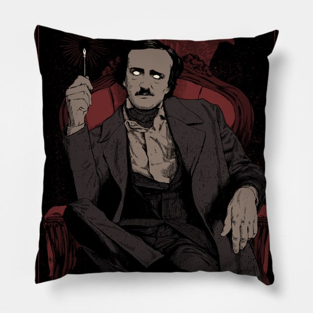 Poe Pillow by hafaell