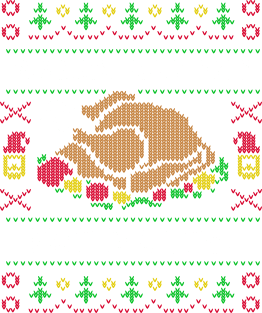 Break Out the Fat Pants Ugly Christmas Sweater Magnet