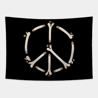 Peace bones Tapestry