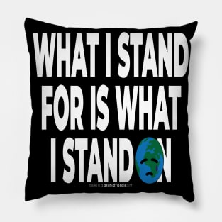 Climate Activist Graphics #takingblindfoldsoff 49 Pillow