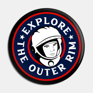 Explore The Outer Rim Space Design Pin