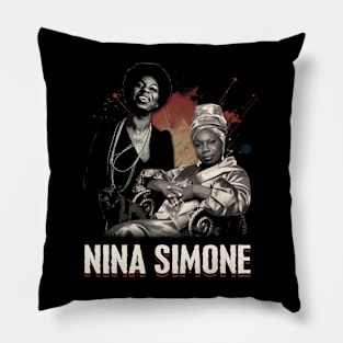 Capturing Nina Simone A Glimpse into Her Artistic World Pillow