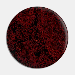 Abstract Lava Pattern Pin