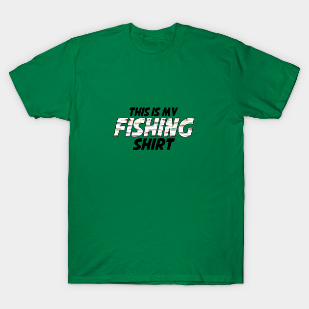 This Is My Fishing Shirt Lures Fishing T Shirt Teepublic
