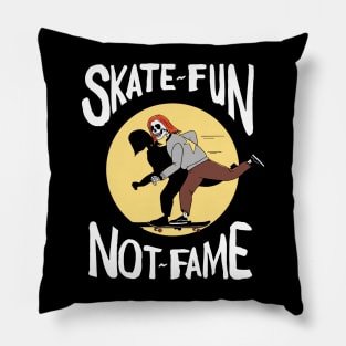 Skate for fun Pillow