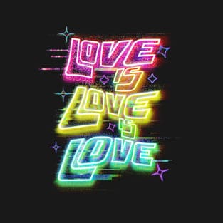 Love is love - futuristic design T-Shirt