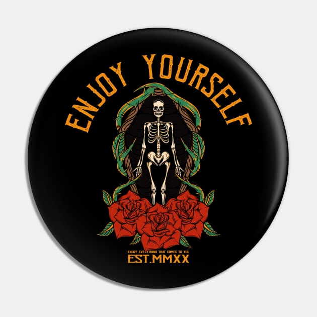 ENJOY YOURSELF Pin by Jr Art Studio