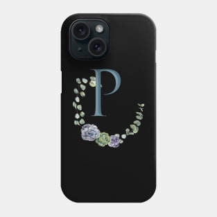 Monogram Botanical Flower P Phone Case