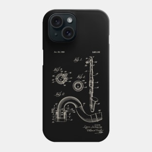 Bass Clarinet Clarinetist, Woodwind Musician Orchestra Phone Case