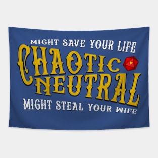 Chaotic Neutral Life or Wife Tapestry