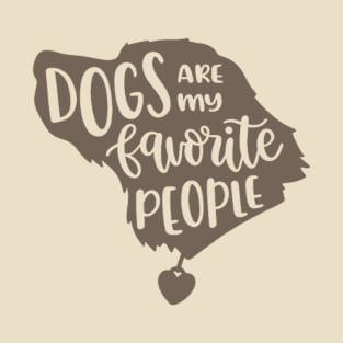 Dogs Are My Favorite People T-Shirt