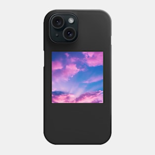 Pink Blue Sky Phone Case