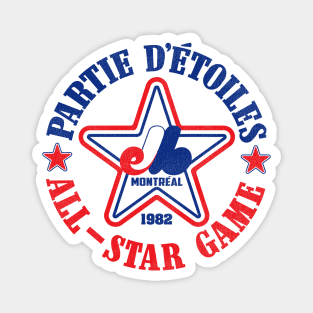 Defunct 80s Montreal Baseball All Star Magnet