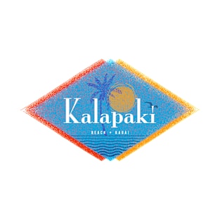 Kalapaki Beach, Kauai Retro Mid Century Style T-Shirt