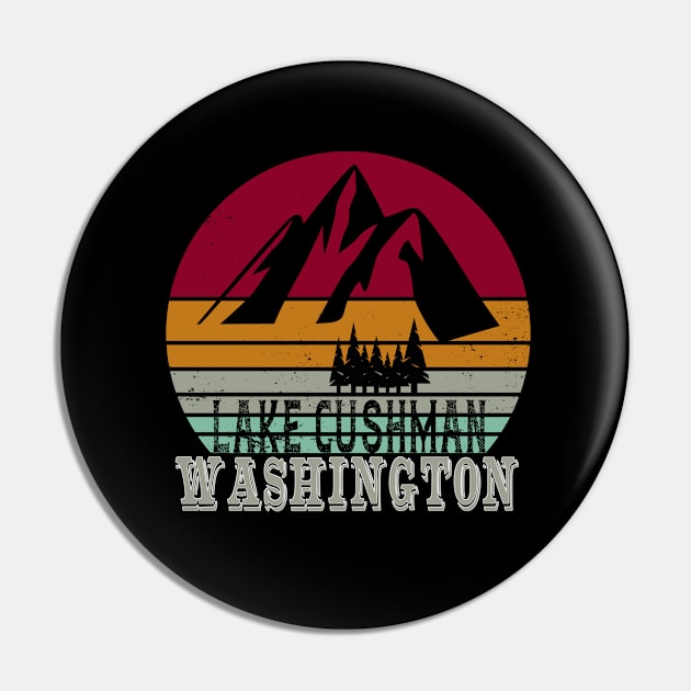 Lake Cushman Washington Pin by artsytee