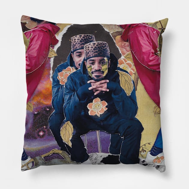 Andre 3000 Pillow by stellarcollages
