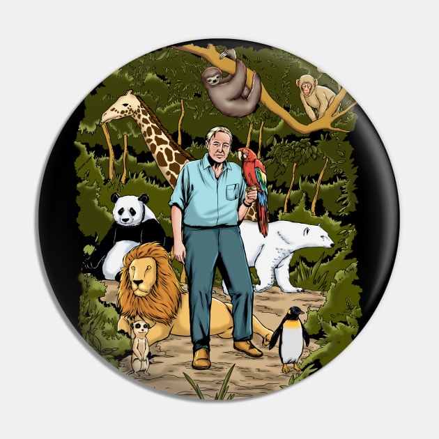 David Attenborough - Save Our Planet Pin by Hiro Fiction