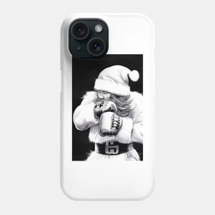 Merry Kickmas Santa Claus Kickboxing Fighter Phone Case