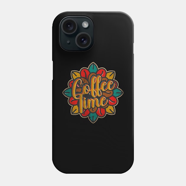 Coffee Time Phone Case by Testeemoney Artshop