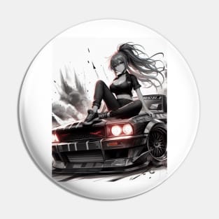 anime street race girl Pin