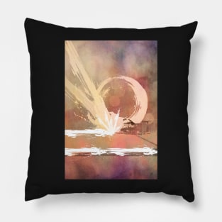 Gibraltar abstract Pillow