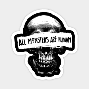 All Monsters Blind Skull Magnet