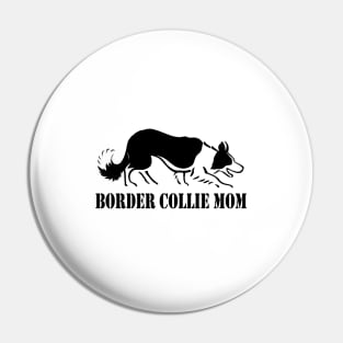 Border Collie Mom Pin